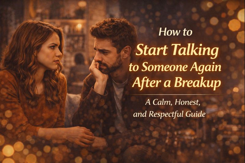 How to Start Talking to Someone Again After a Breakup in 2026